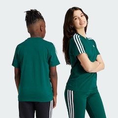 Camiseta adidas Algodão Essentials 3-Stripes - Infantil - Foto 6
