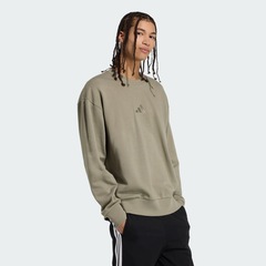Blusão de Moletom sem Capuz adidas Crew Moletinho All Szn - Masculino - Foto 4