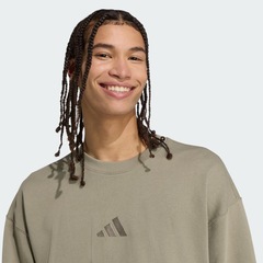 Blusão de Moletom sem Capuz adidas Crew Moletinho All Szn - Masculino - Foto 5
