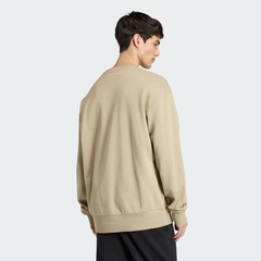 Blusão de Moletom sem Capuz adidas Crew Moletinho All Szn - Masculino - Foto 3