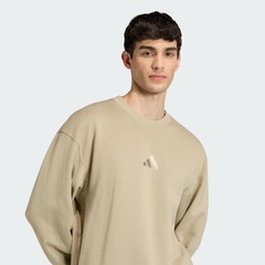 Blusão de Moletom sem Capuz adidas Crew Moletinho All Szn - Masculino - Foto 5