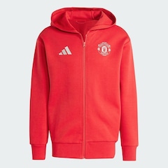 Jaqueta com Capuz adidas Hino Manchester United - Masculina - Foto 4