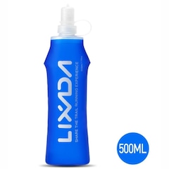 Garrafa Squeeze Silicone Soft Leve Dobrável 500Ml Lixada - Foto 2