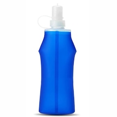 Garrafa Squeeze Silicone Soft Leve Dobrável 500Ml Lixada - Foto 5