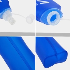 Garrafa Squeeze Silicone Soft Leve Dobrável 500Ml Lixada - Foto 7