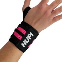 Luvas para Academia Octo Maxgrip Fiber + Par Munhequeira Hupi - Adulto - Foto 4