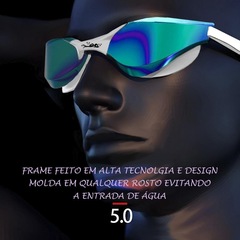 Óculos de Natação Gold Sports Snake Pro Performance 5.0 - Adulto - Foto 2