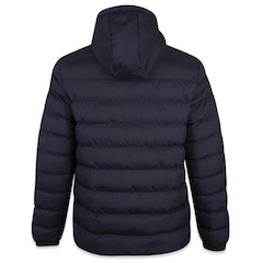Jaqueta Puffer com Capuz New Era Logo Box - Masculina - Foto 2
