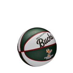 Mini Bola Basquete Wilson Nba Retro Bucks - Foto 4