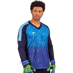 Camisa Manga Longa Goleiro Poker Sublimada Celeno Ii - Masculina - Foto 2