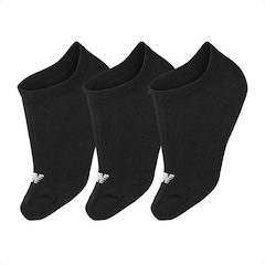 Kit de Meias Invisível New Balance 3 Pares - Masculino - Foto 1