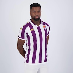 Camisa Real Valladolid Kappa Home 2024 - Masculina - Foto 2