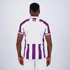 Camisa Real Valladolid Kappa Home 2024 - Masculina - Foto 4
