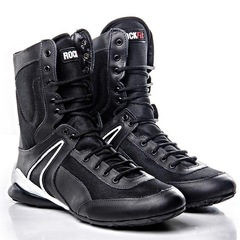 Bota de Treino Rock Fit Squat Em Couro - Unissex - Foto 1