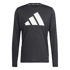 Camiseta adidas Manga Longa Run It - Masculina - Foto 1