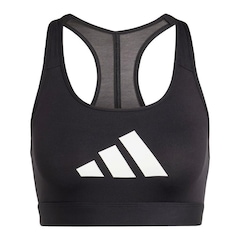 Top Fitness adidas Estampado Powerreact Big Logo - Feminino - Foto 1
