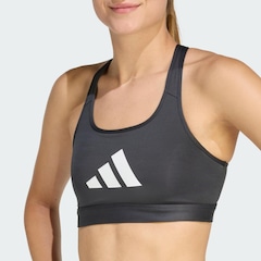 Top Fitness adidas Estampado Powerreact Big Logo - Feminino - Foto 5
