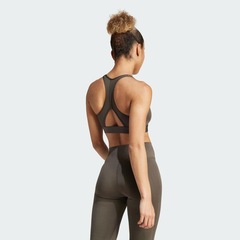 Top Fitness adidas Estampado Powerreact Big Logo - Feminino - Foto 5