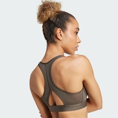 Top Fitness adidas Estampado Powerreact Big Logo - Feminino - Foto 10