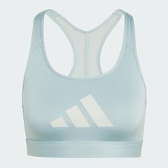 Top Fitness adidas Estampado Powerreact Big Logo - Feminino - Foto 2