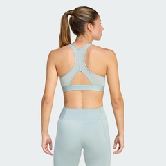 Top Fitness adidas Estampado Powerreact Big Logo - Feminino - Foto 3