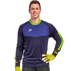 Camiseta Poker Manga Longa Goleiro Shard - Masculina - Foto 2