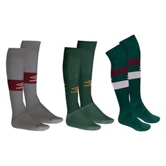 Kit de Meiões do Fluminense Umbro com 3 Pares - Adulto - Foto 1