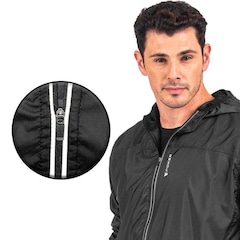 Jaqueta com Capuz Poker Hidro Repelente Meteoro - Unissex - Foto 7