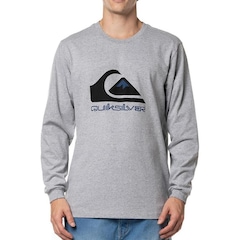 Camiseta Manga Longa Quiksilver Full Logo - Masculina - Foto 1