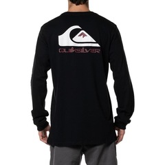 Camiseta Manga Longa Quiksilver Omni Logo - Masculina - Foto 2