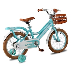 Bicicleta Krw Infantil Aro 16 Lara Aço Carbono Freio V-Brake com Rodas Laterais F16 - Foto 3