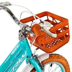 Bicicleta Krw Infantil Aro 16 Lara Aço Carbono Freio V-Brake com Rodas Laterais F16 - Foto 5