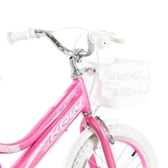 Bicicleta Krw Infantil Aro 16 Lara Aço Carbono Freio V-Brake com Rodas Laterais F16 - Foto 5