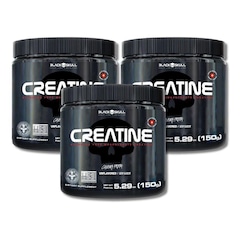 Creatina Monohidratada Black Skull - 150G - 3 unidades - Foto 1