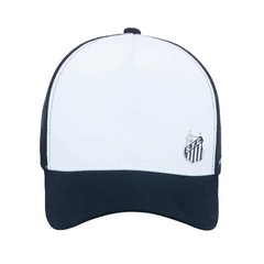 Boné Aba Curva do Santos Supercap Trucker Silk 3D - Snapback - Adulto - Foto 2