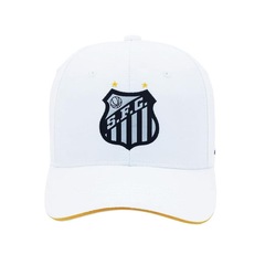 Boné Aba Curva do Santos Supercap Escudo Patch Bordado - Snapback - Adulto - Foto 2