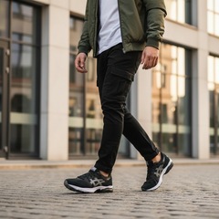 Kit Tênis Asics Gel-Takumi + Par de Meias - Masculino - Foto 3