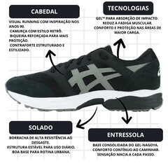 Kit Tênis Asics Gel-Takumi + Par de Meias - Masculino - Foto 4