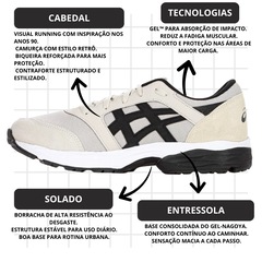 Kit Tênis Asics Gel-Takumi + Par de Meias - Masculino - Foto 4