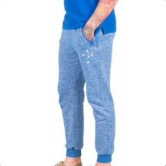 Calça Moletom Cruzeiro Surf Center Mescla Oficial - Masculina - Foto 2