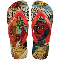 Chinelo Havaianas Top Marvel Clas Homem Aranha - Masculino - Foto 1