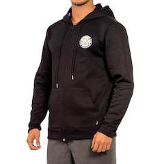 Blusão de Moletom com Capuz Rip Curl Round Logo Zip Thru - Masculino - Foto 2