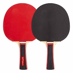 Kit Ping Pong Poker Star 2 Raquetes+3Bolas+Suporte+Rede Unissex - Foto 2