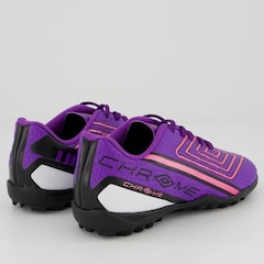 Chuteira Society Umbro Chrome - Infantil - Foto 3
