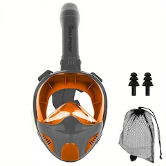 Mascara Subaquática de De Mergulho Gold Sports New Full Face com Snorkel - Foto 2