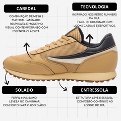 KIT TÊNIS FILA RENNO CLASSIC + MEIA - MASCULINO - Foto 5
