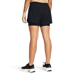 Shorts 2 em 1 Under Armour Corrida Fly By - Feminino - Foto 2