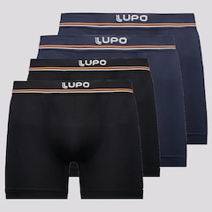 Kit Cueca Boxer Lupo - 4 Unidades - Masculino - Foto 1