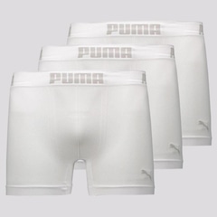 Kit Cueca Boxer Puma sem Costura - 3 Unidades - Masculina - Foto 1