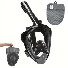 Mascara Subaquática de De Mergulho Gold Sports Sea Full Face com Snorkel - Foto 2